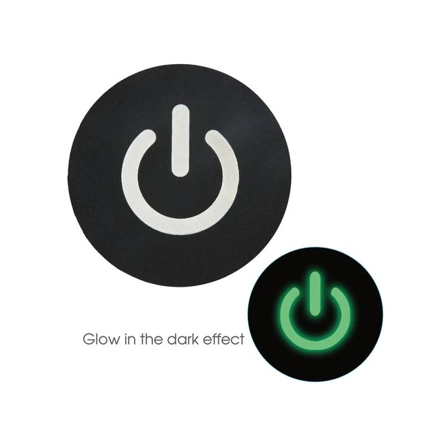 Pasties Glow in the Dark Button - Fabric & Feel