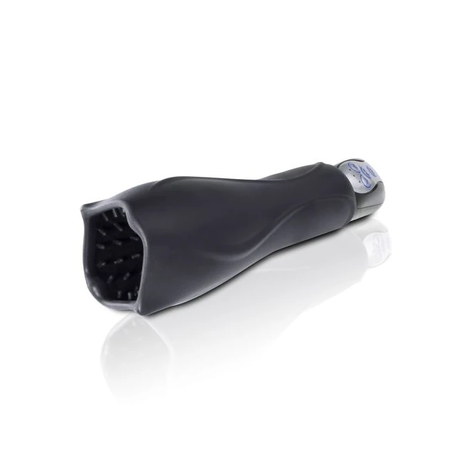 Pdx Extreme Vibrating Roto Teazer Black - Experience Unmatched Stimulation with the PDX Extreme Vibrating Roto-Teazer Black
