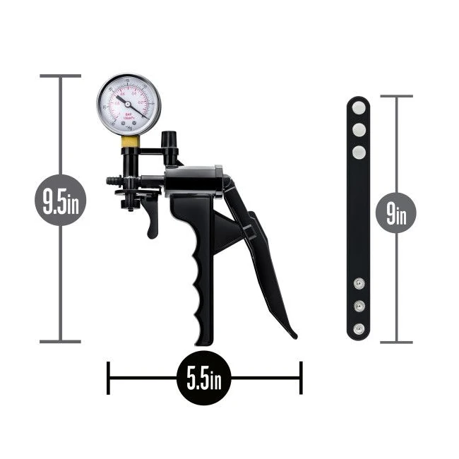 Performance Gauge Pump Pi W/ Silicone Tubing & Silicone Cock Strap Black - Material Feel and Safety