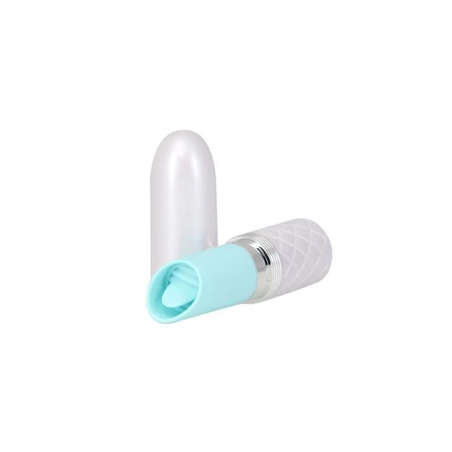 Pillow Talk Lusty Flicker Massager W/ Crystal Teal - How It Feels