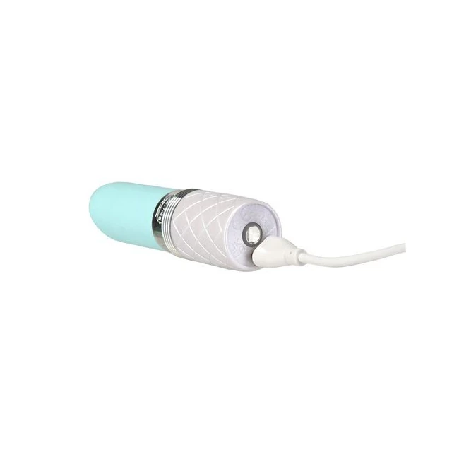 Pillow Talk Lusty Flicker Massager W/ Crystal Teal - Additional Features