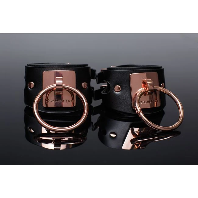Pleasure Cuffs Black & Ro Gold - Build & Quality