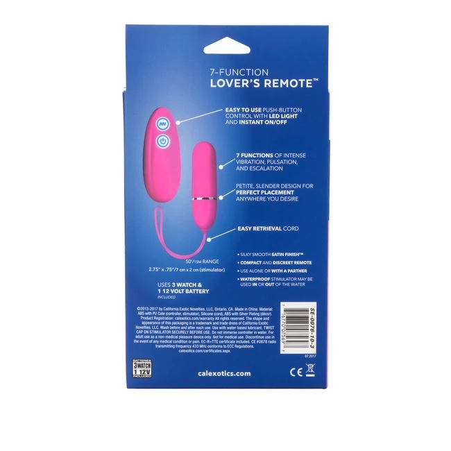 Posh 7 Function Lovers Re Pink - Vibration Modes and Sensations