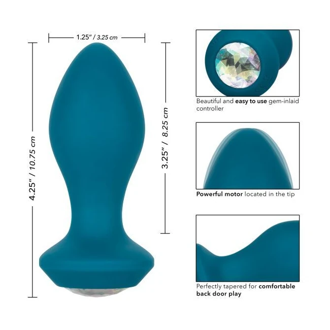 Power Gem Vibrating Cryst Probe- Blue - Vibration Modes and Sensations