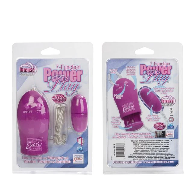 Power Play Bullet Pink 7 Function - Vibration Modes