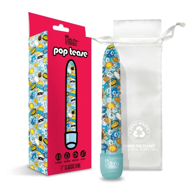 Prints Charming Pop Tease Vibe Bang Blue - Vibration Modes