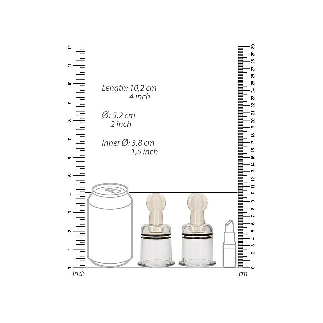 Pumped Nipple Suction Set Large Transparent - Hardware & Fasteners