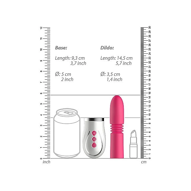 Pumped Thruster 4 in 1 Co Rechargeable Pump Kit Pink - Specifications & Materials
