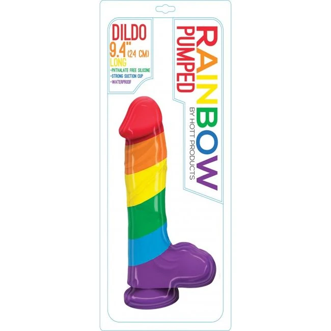 Rainbow Sex Toys Pumped Rainbow - Shape & Texture