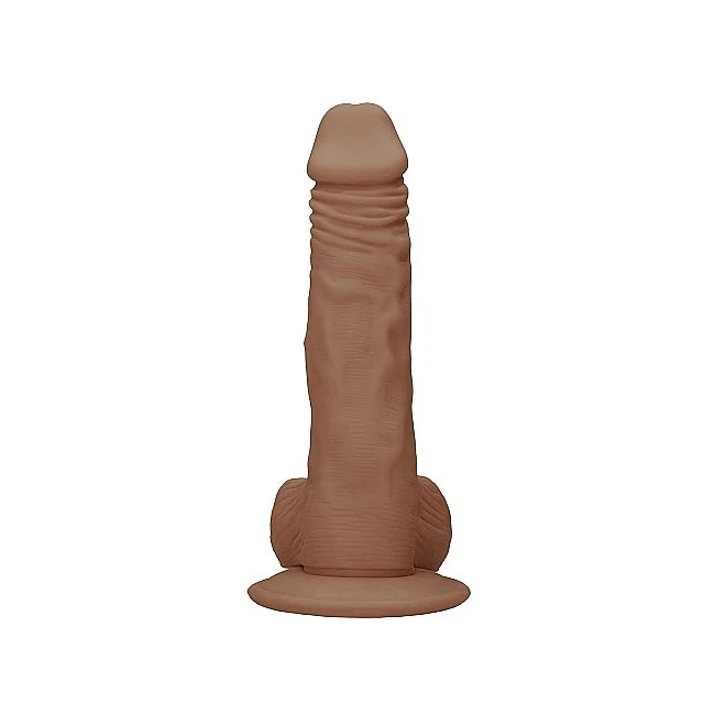 Realrock 9in Dong Tan W/ Testicles - Additional Features