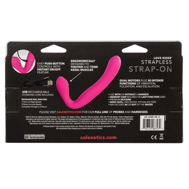 Rechargeable Love Rider S on Pink - Power & Performance
