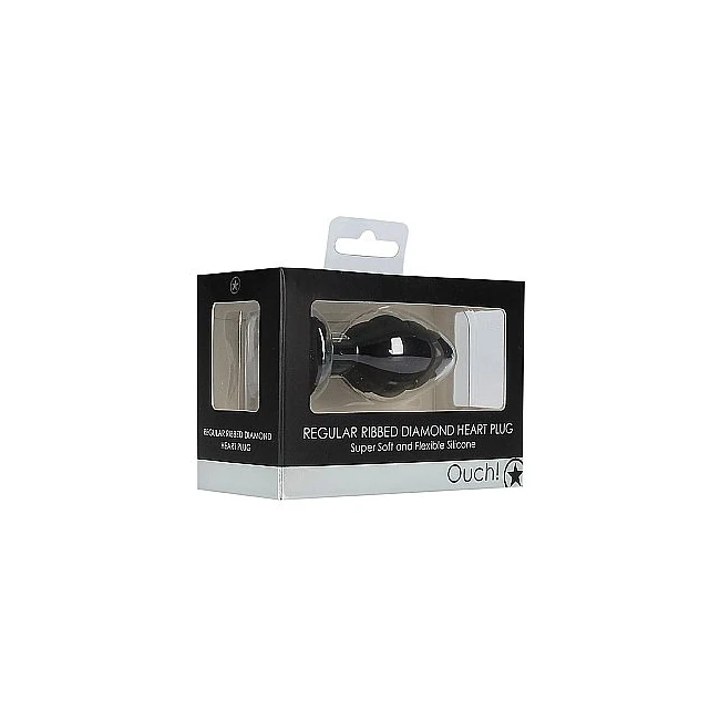 Regular Ribbed Diamond He Plug - Shape & Comfort