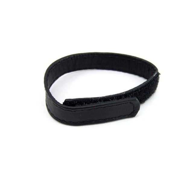 Ring Leather Velcro Black - Hardware & Fasteners