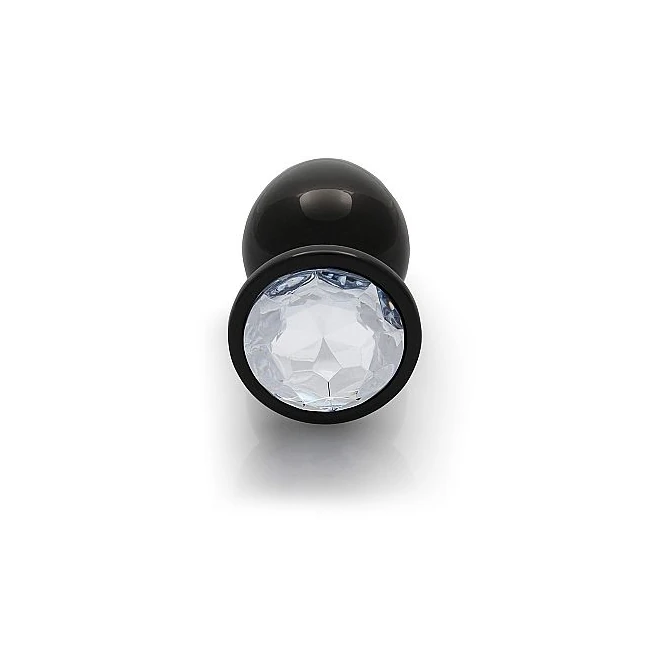 Round Gem Butt Plug Large Gunmetal Diamond - How It Feels: Comfort and Sensation