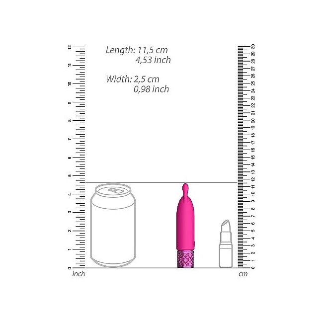 Royal Gems Twinkle Silico Bullet Rechargeable Pink - How It Feels