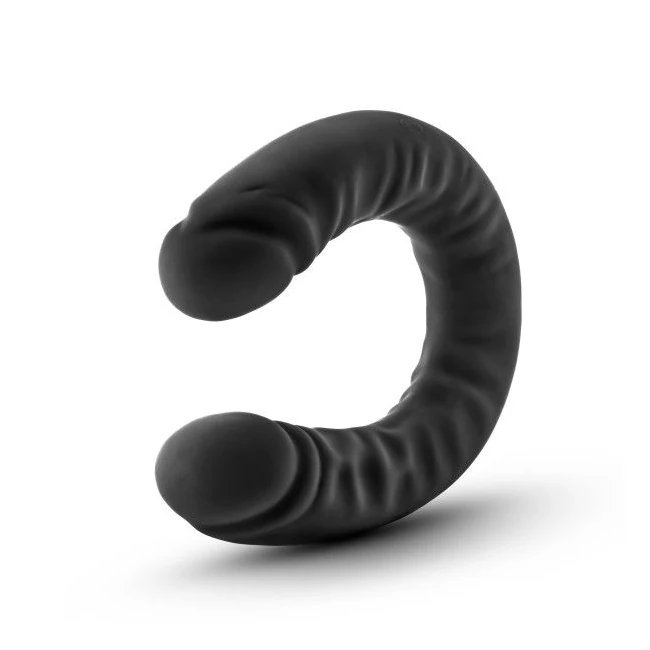 Ruse 18 Silicone Double Headed Dildo Black " - Material Feel & Safety