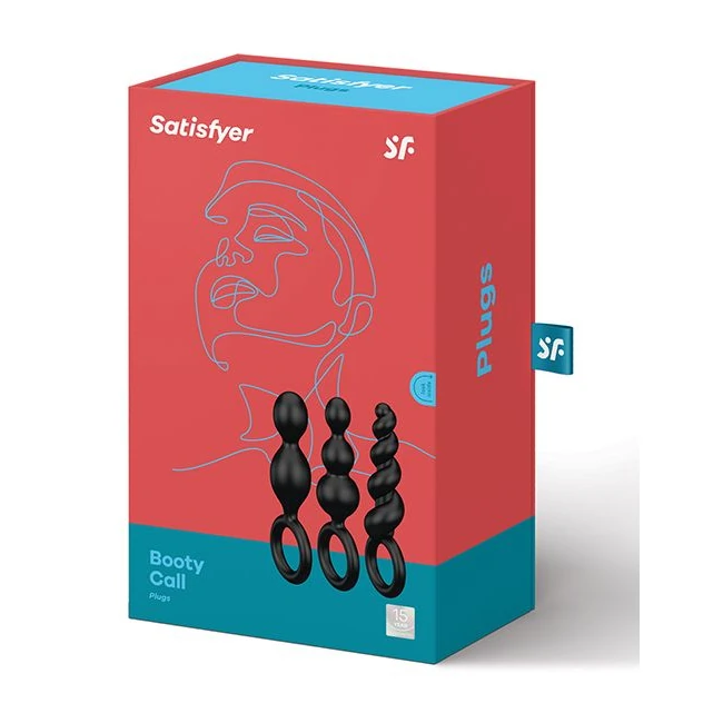 Satisfyer Booty Call Plug of 3 Black - Specifications & Usage