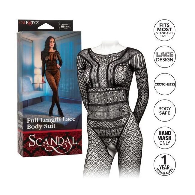 Scandal Full Length Lace Suit - Specifications
