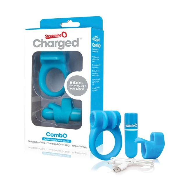 Screaming O Charged Combo W/c Ring & Finger Sleeve - Vibration Modes and Controls
