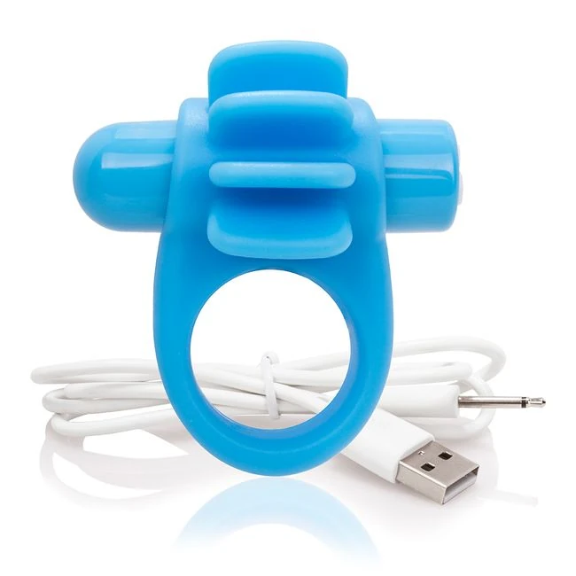 Screaming O Charged Skooc Vooom Mini Vibe Blue - Vibration Modes