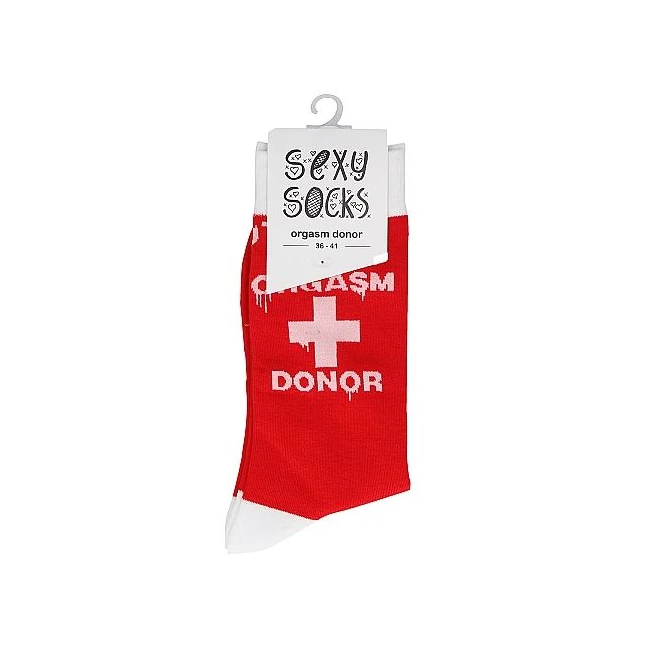 Sexy Socks Orgasm Donor - Fabric & Feel