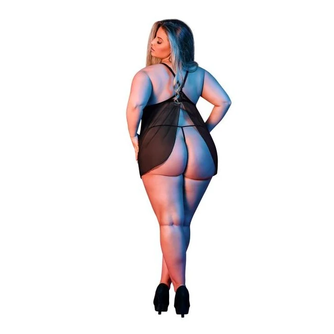 Sexy Time Baby Doll W/ Fl Away Back & G-set - Fit & Sizing