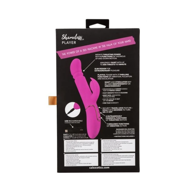 Shameless Slim Player - Vibration Modes and Functions
