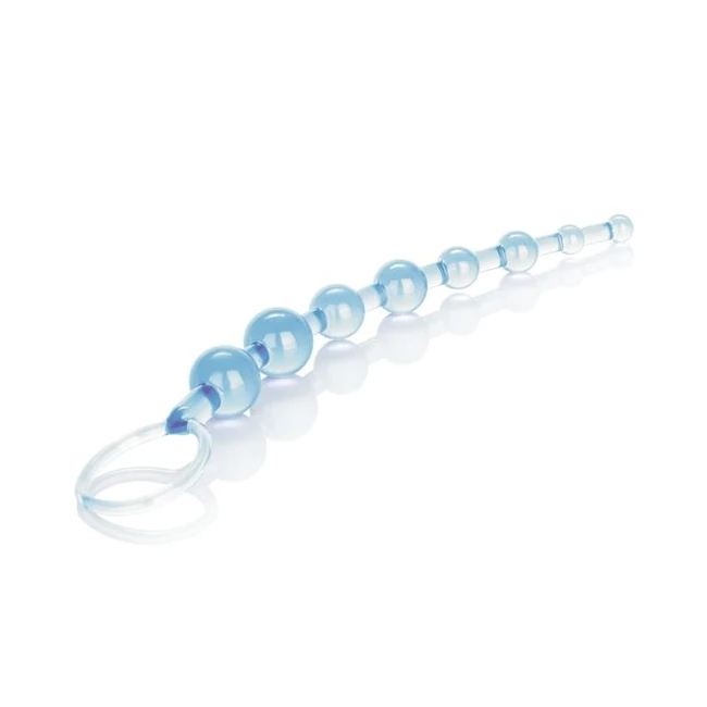 Shanes World Anal 101 Int Beads Blue - Graduated Sizing & Usage