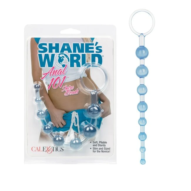 Shanes World Anal 101 Int Beads Blue - Design Details