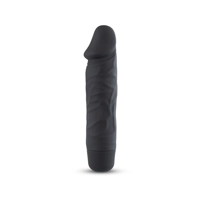 Silicone Willy's Maverick in Vibrating Dildo Black - Shape & Texture
