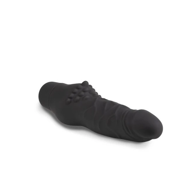 Silicone Willy's Tex 6.25 Vibrating Dildo Black - Vibration & Additional Features