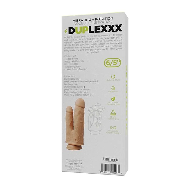 Skintastic Duplexxx - Vibration & Rotation Features