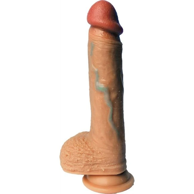 Skintastic Squirmer Ultra Rechargeable Dildo 7.5 in - Experience Realism with Skintastic Squirmer Ultra