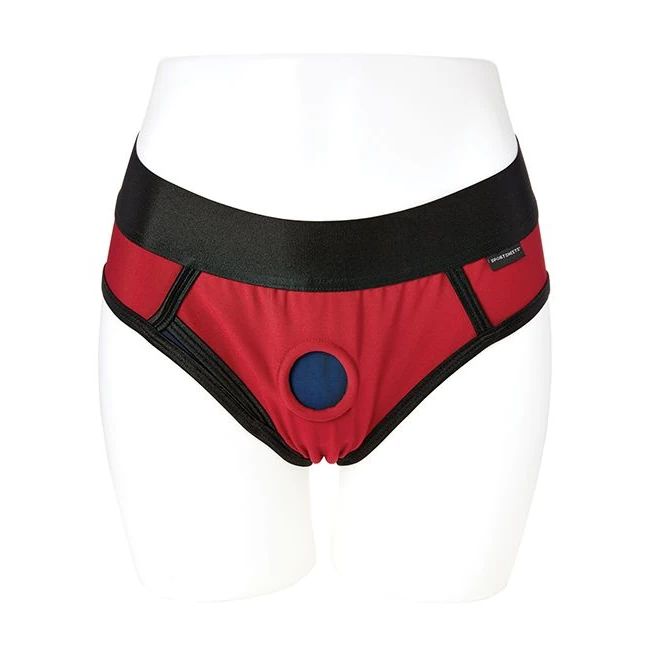 Sportsheets Em.ex. Contou Scarlet/navy Harness - Additional Information