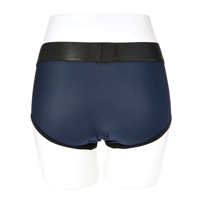 Sportsheets Em.ex. Fit 2x /graphite Harness - Material Feel & Construction