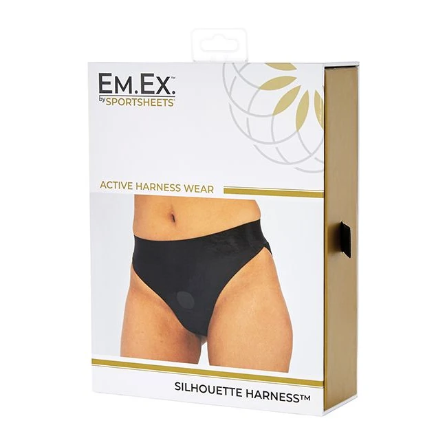 Sportsheets Em.ex. Silhou Harness - Features & Additional Details