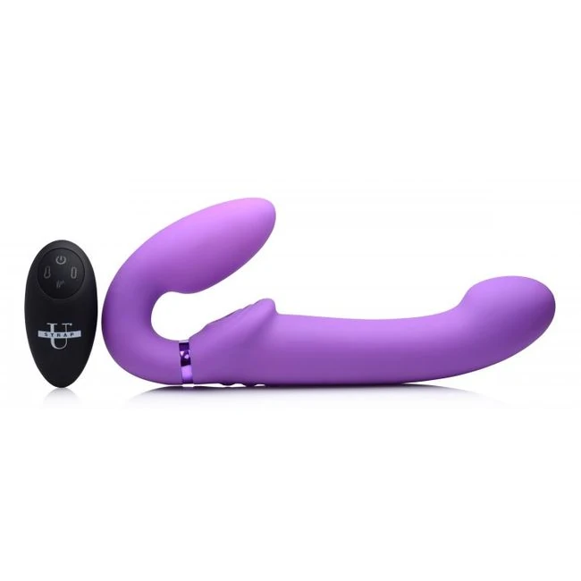 Strap U 10x Ergo-fit G-pu Purple - Vibration Modes and Clitoral Pulsing