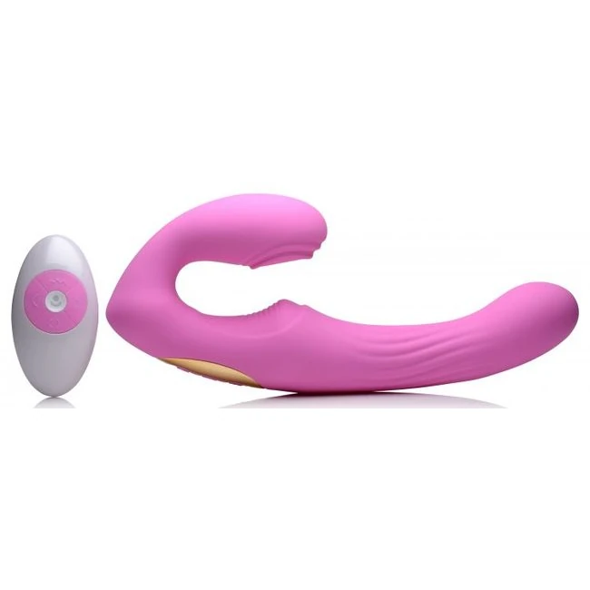 Strap U 15x U-pulse Strap Strap-on Pink - Vibration Modes and Features