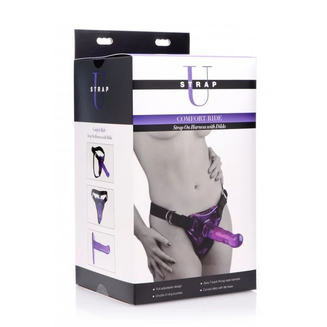 Strap U Comfort Ride Stra Set Purple - How It Feels