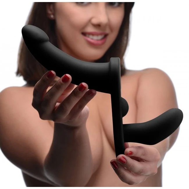 Strap U Double Take Doubl Penetration Strap on - Power & Performance
