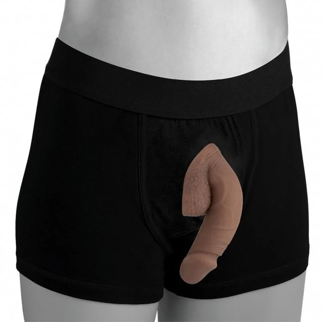 Strap U Large Bulge Soft Packer Dildo Medium - Size & Fit
