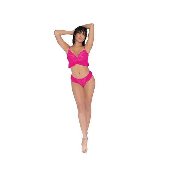 Stretch Lace & Mesh 2 Pc Paradise Pink O/s - What Is the Stretch Lace & Mesh 2 Pc Paradise Pink O/s?