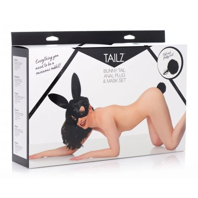 Tailz Bunny Mask W/ Plug - Graduated Sizing & Measurements