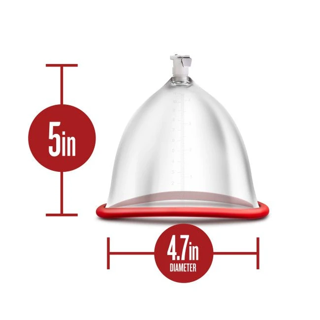 Temptasia Breast Pump Cup Clear - Design and Materials