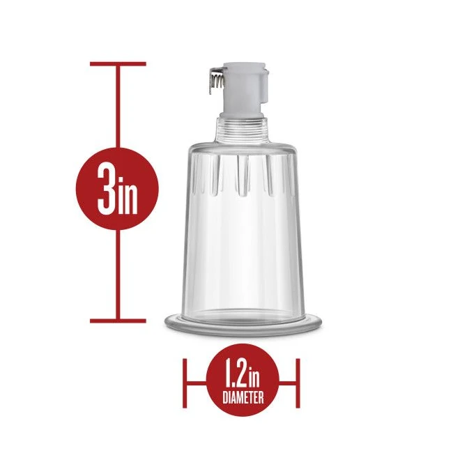 Temptasia Clit Cylinder 1 Diameter Clear - Power & Performance