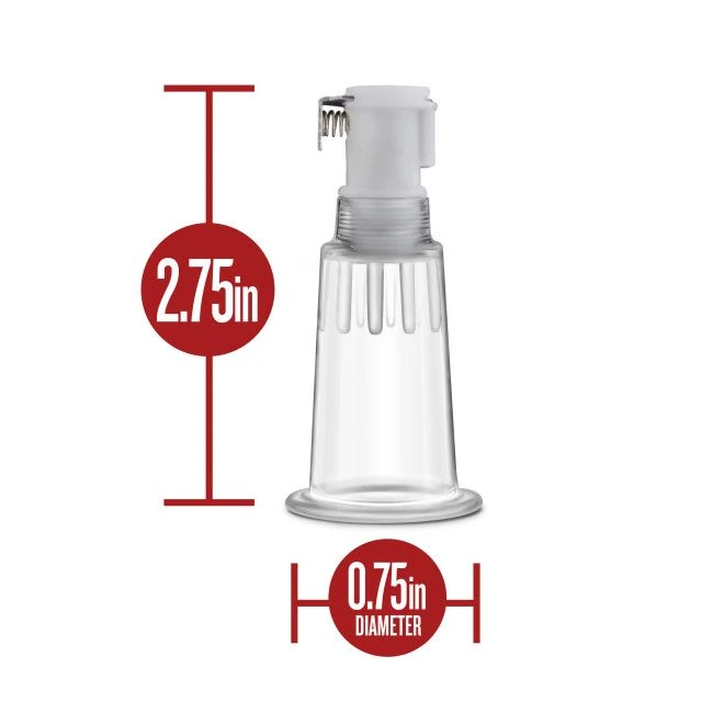 Temptasia Nipple Pumping Cylinders Set of 2 - Physical Features & Materials