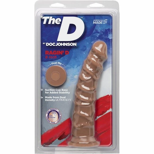 The D Ragin' D 8 Caramel Ultraskyn Dildo " - Material & Feel