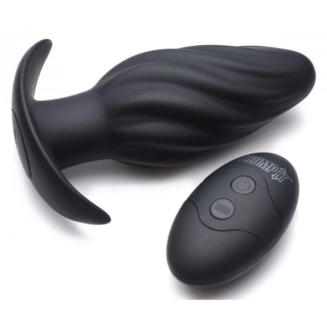 Thump It 7x Swirled Thump Anal Plug - How It Feels