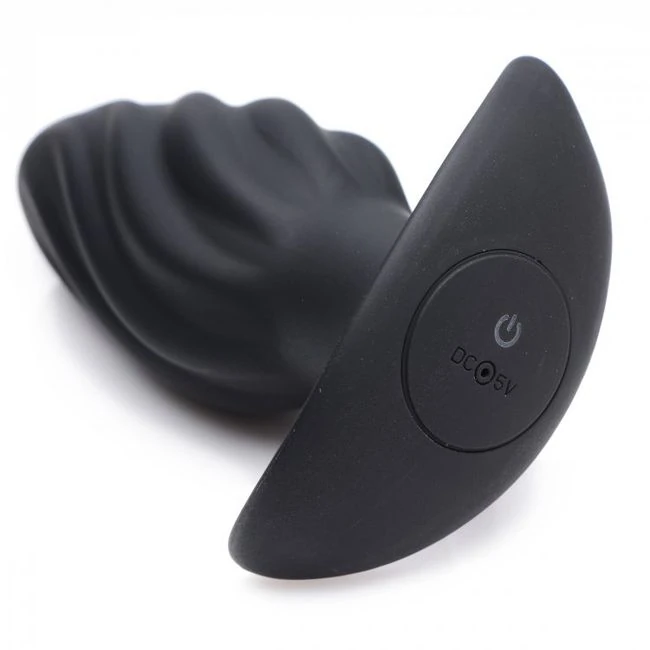 Thump It 7x Swirled Thump Anal Plug - Design & Materials