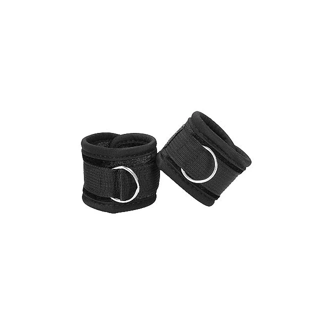 Velvet & Velcro Ankle Cuf Adjustable Black - Comfort & Fit